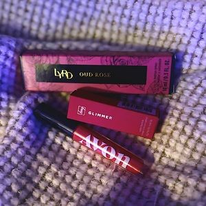 3pc Makeup Bundle Lipsticks & Oud Rose Perfume Long-wear Liquid Lip Satin